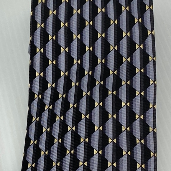 Protocol Silk Ties Lot of 2 Grey / Gray prints 58 in length - Picture 3 of 7